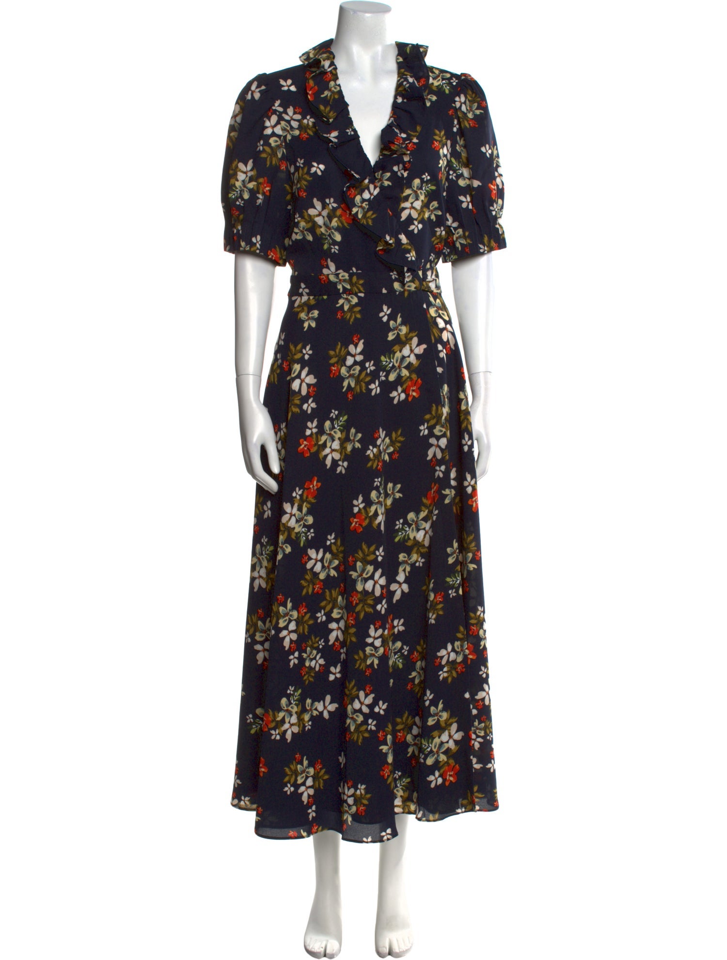 Jill Stuart Floral Print Long Dress