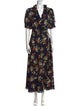 Jill Stuart Floral Print Long Dress