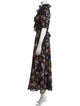 Jill Stuart Floral Print Long Dress