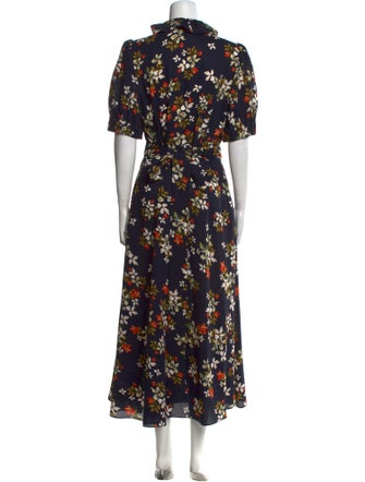 Jill Stuart Floral Print Long Dress