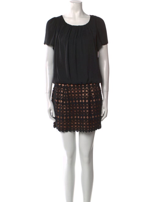 Jill Stuart Scoop Neck Mini Dress