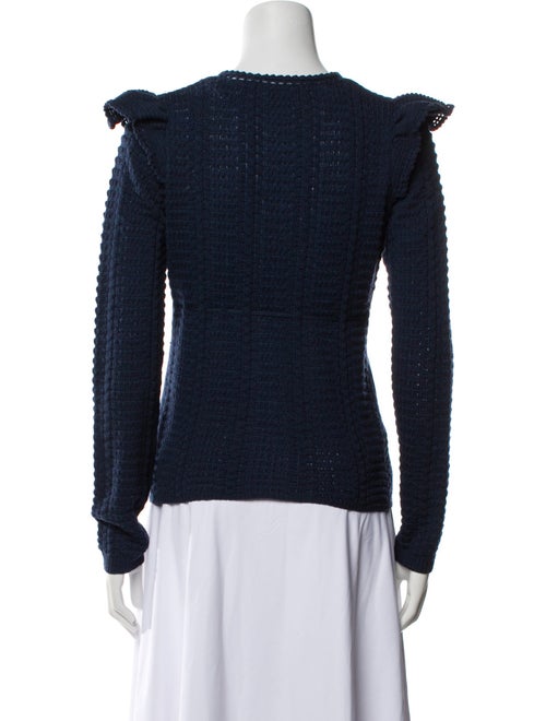 Jill Stuart Wool Scoop Neck Sweater