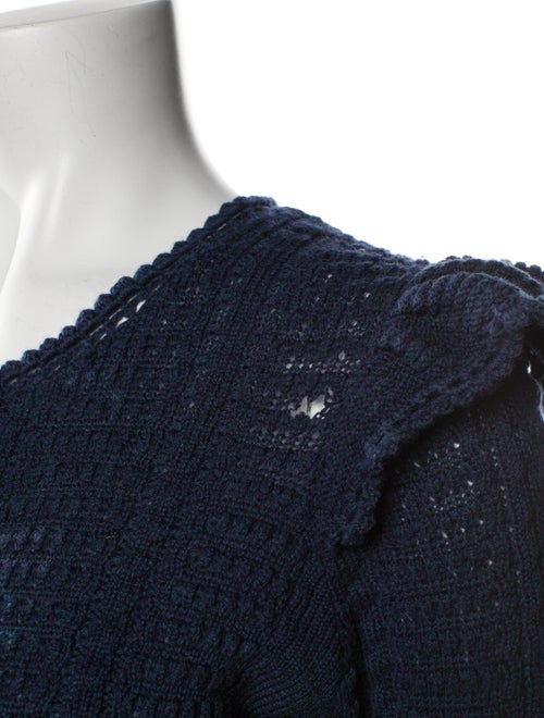 Jill Stuart Wool Scoop Neck Sweater