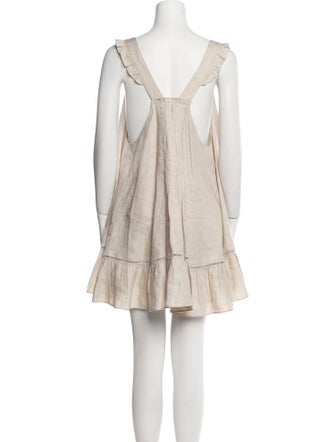 Jill Stuart V-Neck Mini Dress