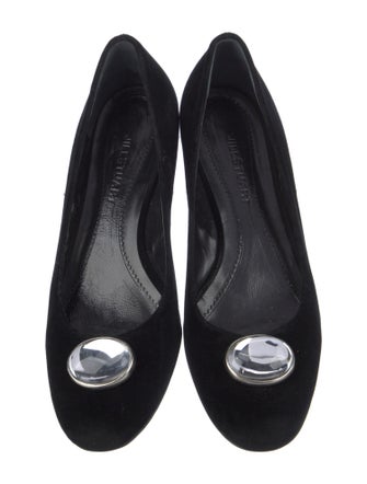Jill Stuart Velvet Flats