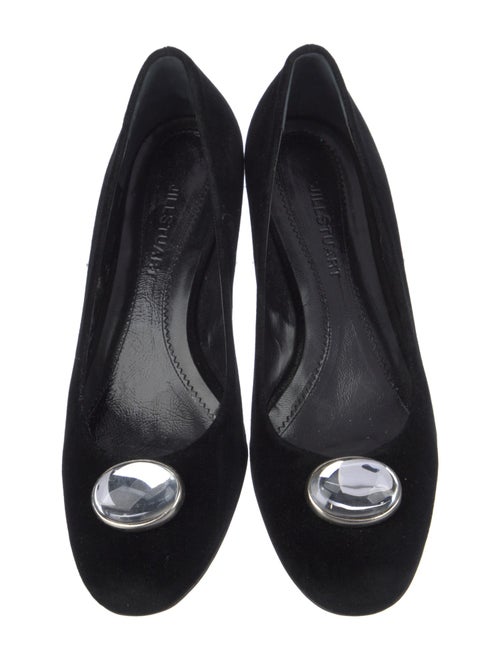 Jill Stuart Velvet Flats