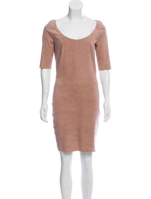 Jitrois Scoop Neck Mini Dress
