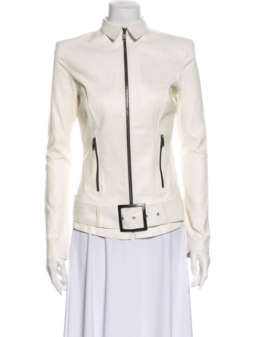 Jitrois Lamb Leather Jacket White