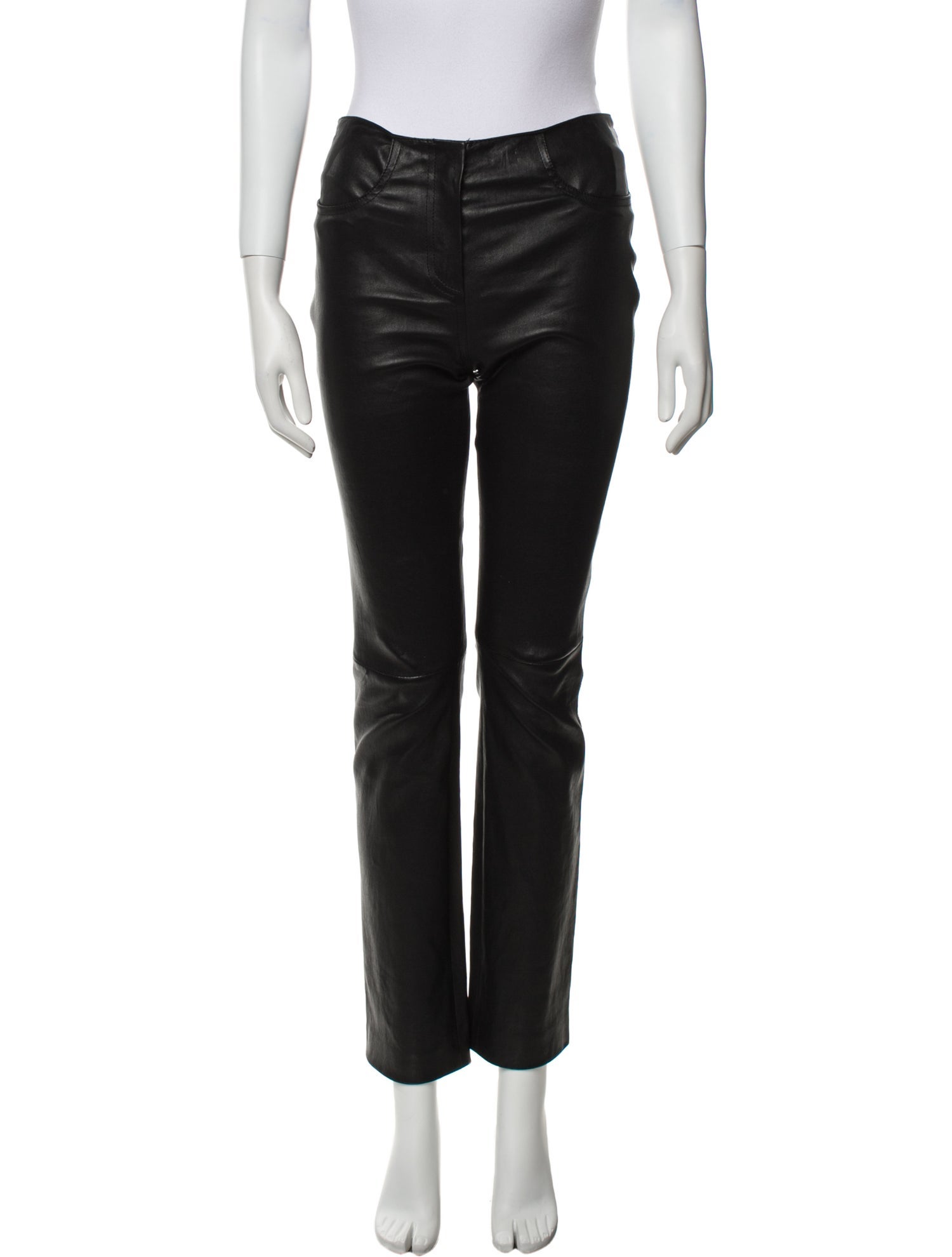 Jitrois Lambskin Straight Leg Pants