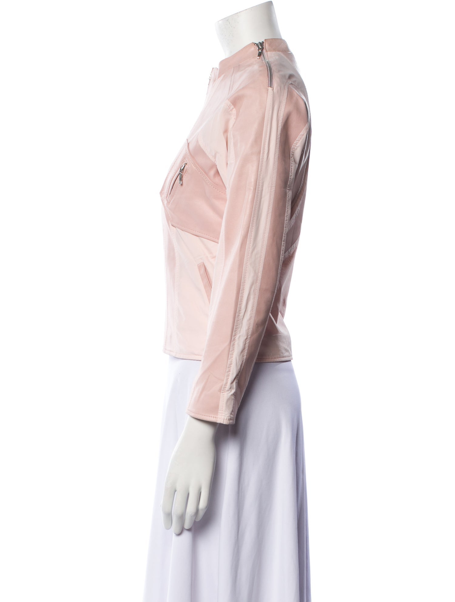 Jitrois Lambskin Striped Evening Jacket