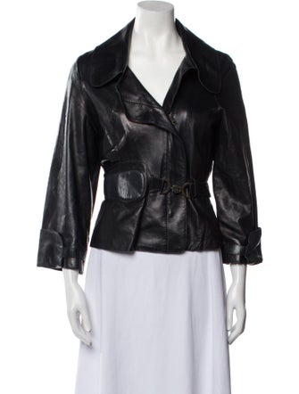 Jitrois Leather Biker Jacket