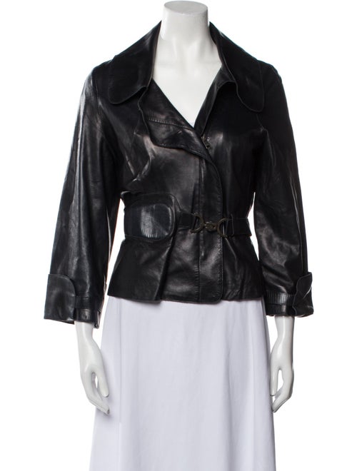 Jitrois Leather Biker Jacket