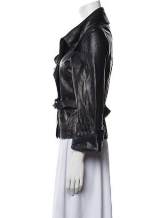 Jitrois Leather Biker Jacket