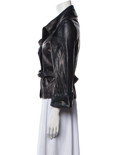 Jitrois Leather Biker Jacket