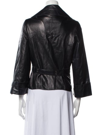 Jitrois Leather Biker Jacket