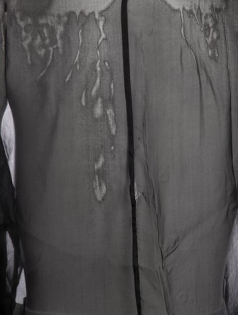 Jitrois Silk Long Sleeve Button-Up Top