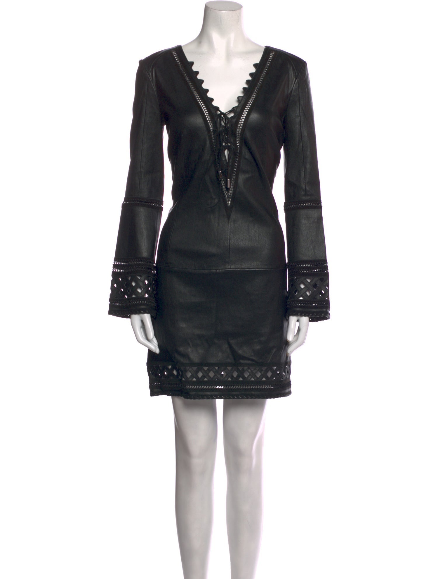 Jitrois Lambskin Mini Dress