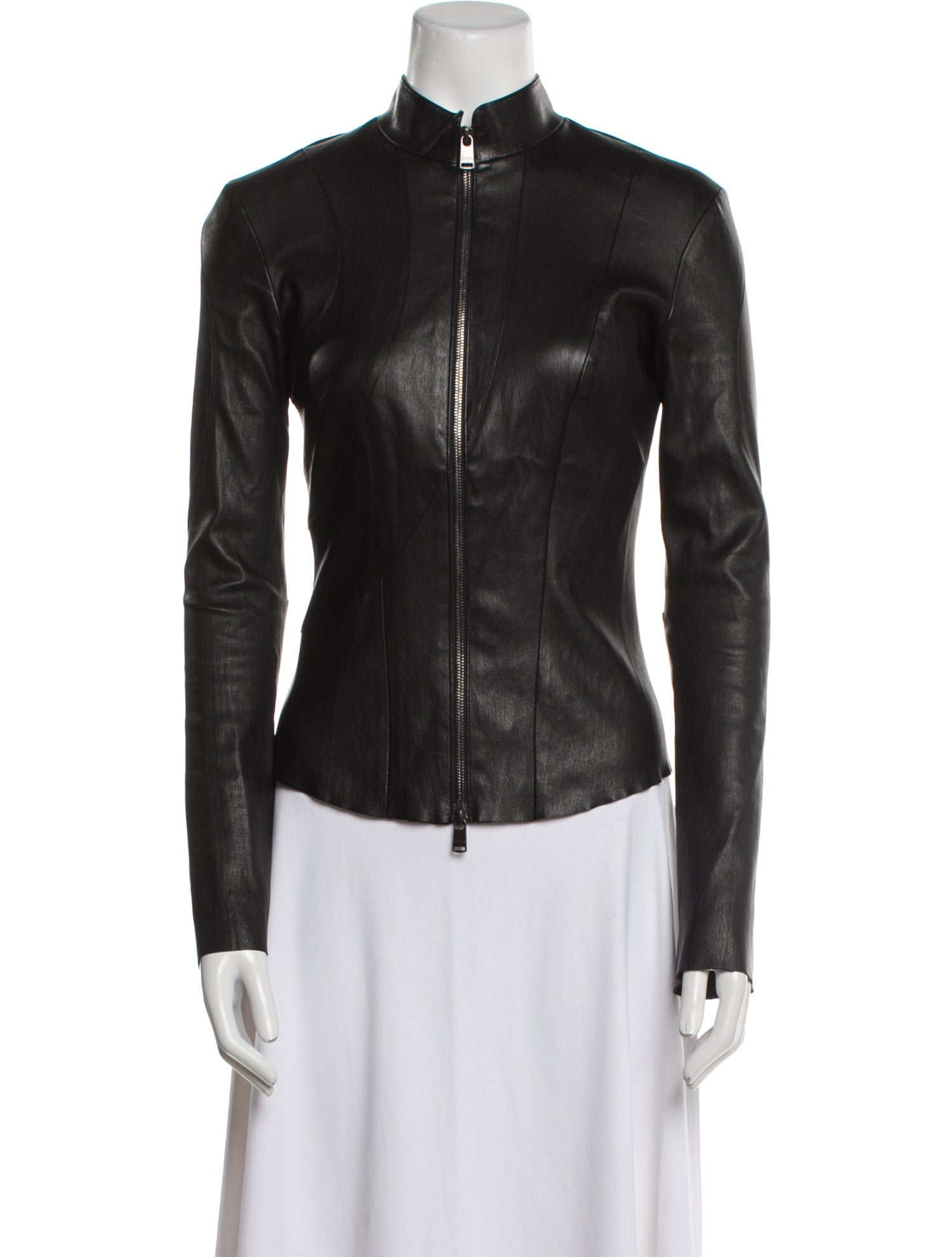 Jitrois Leather Biker Jacket