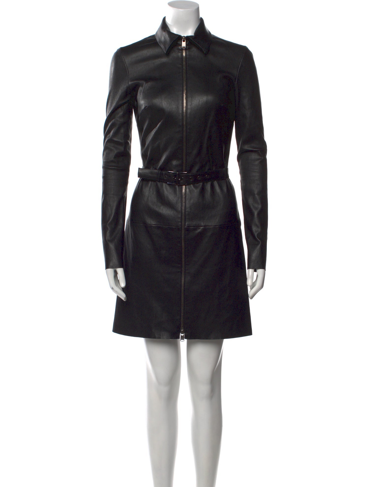 Jitrois Leather Mini Dress