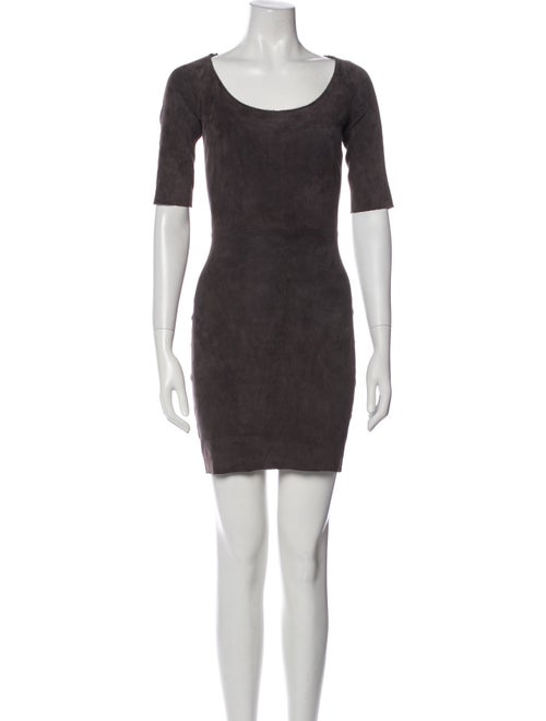 Jitrois Suede Mini Dress