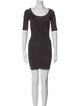 Jitrois Suede Mini Dress