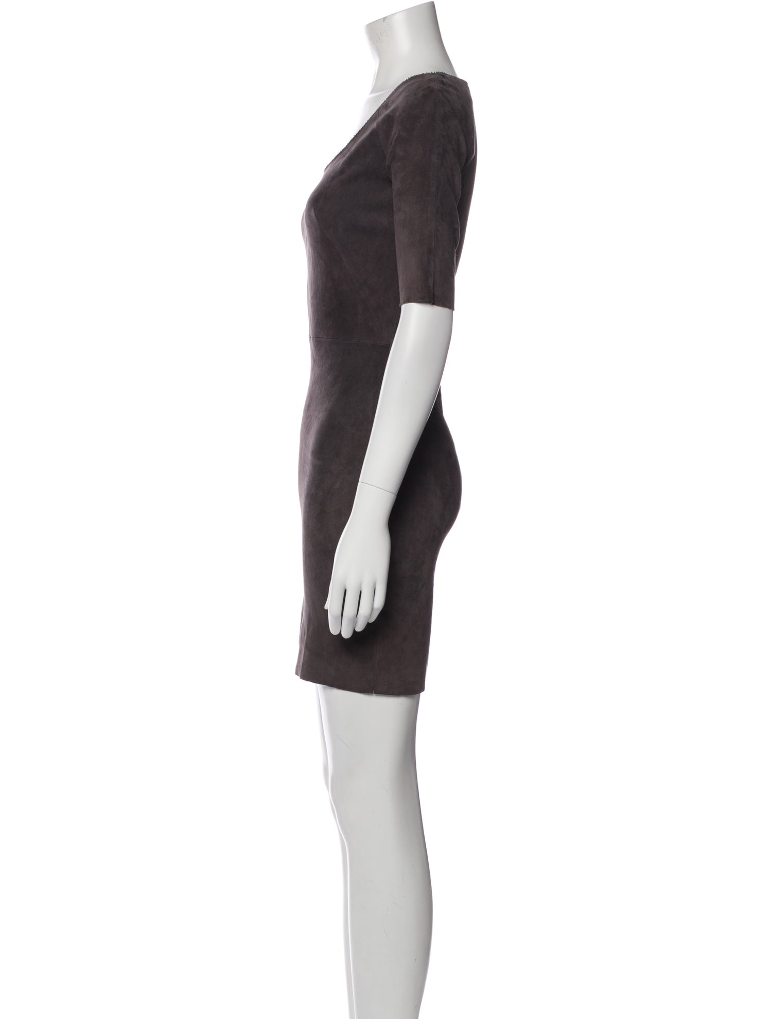 Jitrois Suede Mini Dress