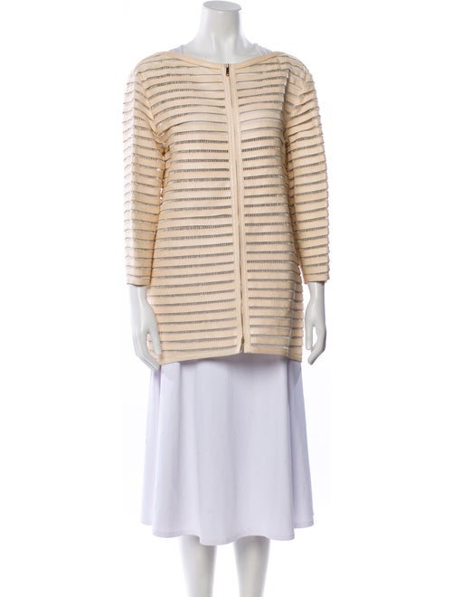 Jitrois Leather Striped Jacket