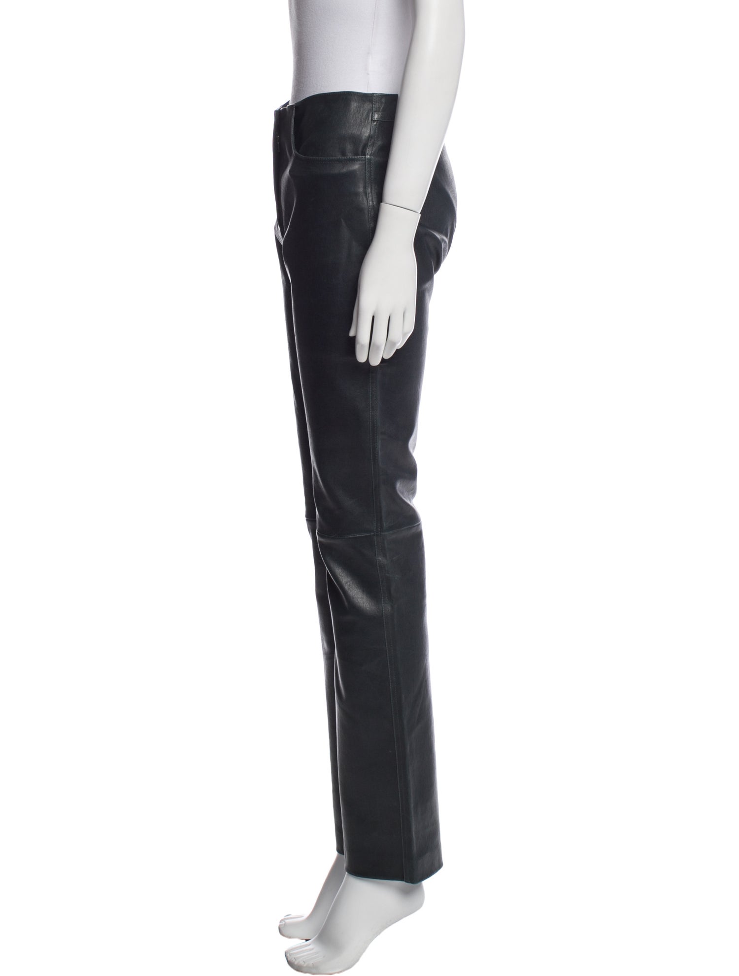 Jitrois Lambskin Straight Leg Pants