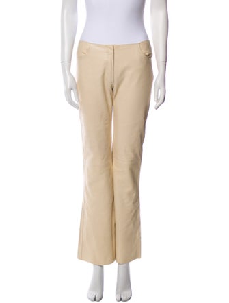 Jitrois Leather Wide Leg Pants