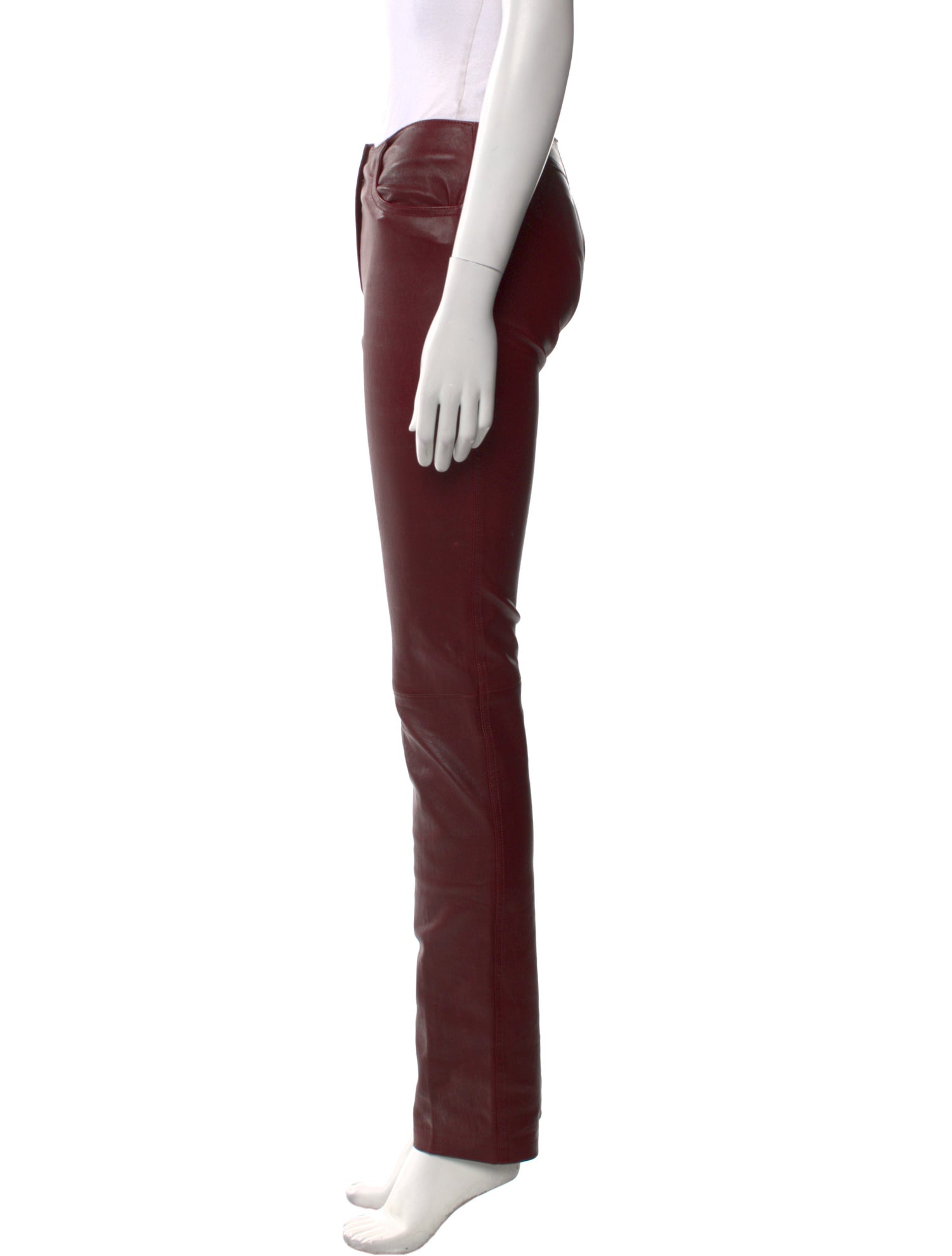 Jitrois Leather Straight Leg Pants