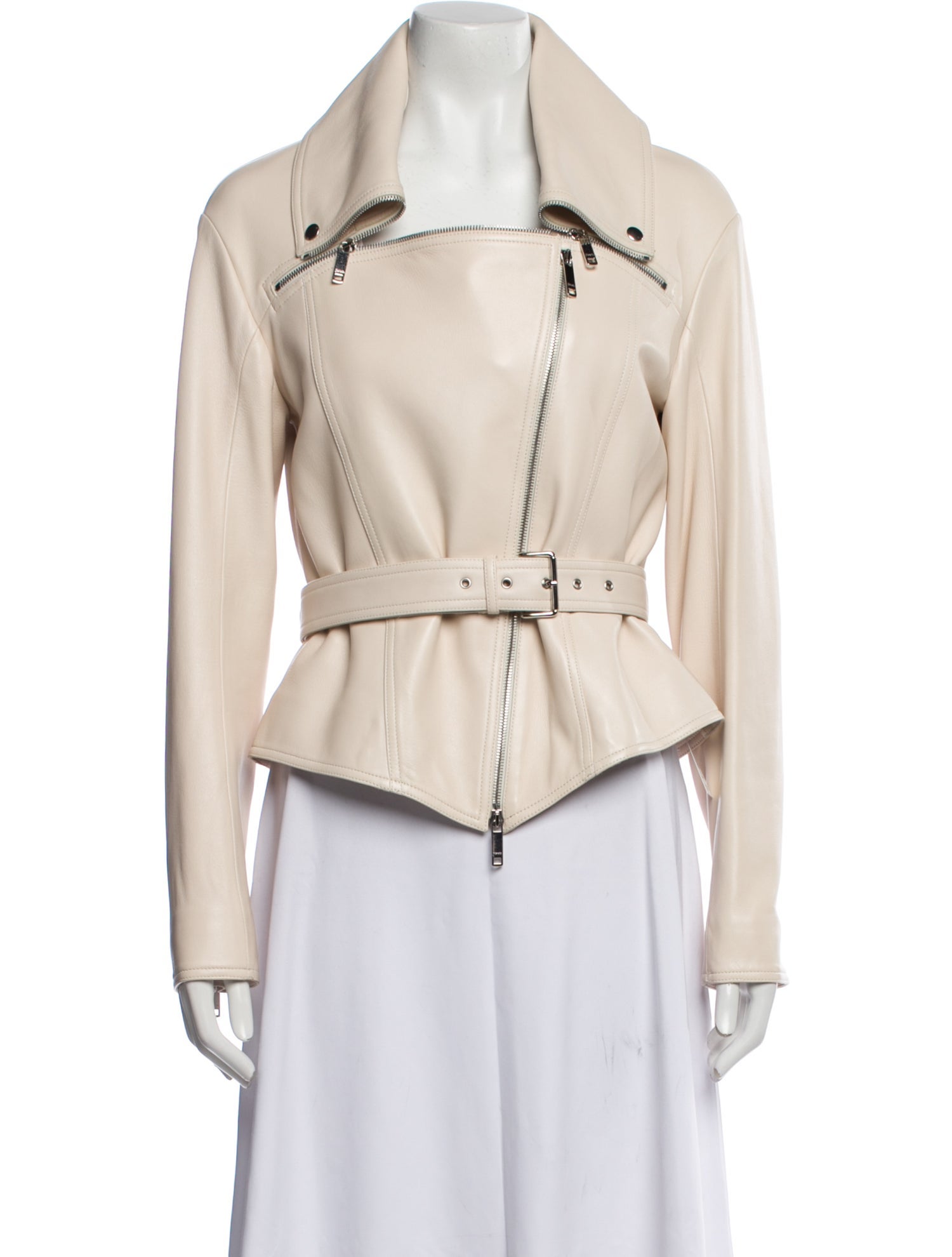 Jitrois Leather Biker Jacket