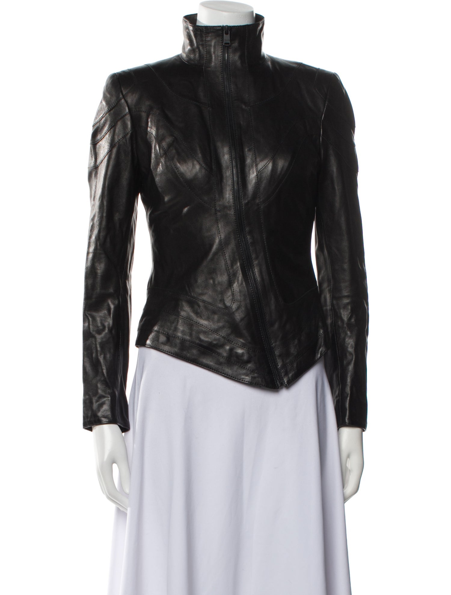 Jitrois Leather Biker Jacket