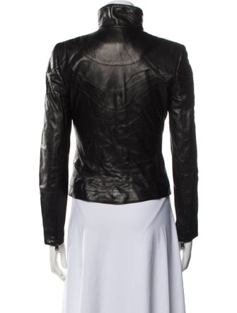 Jitrois Leather Biker Jacket
