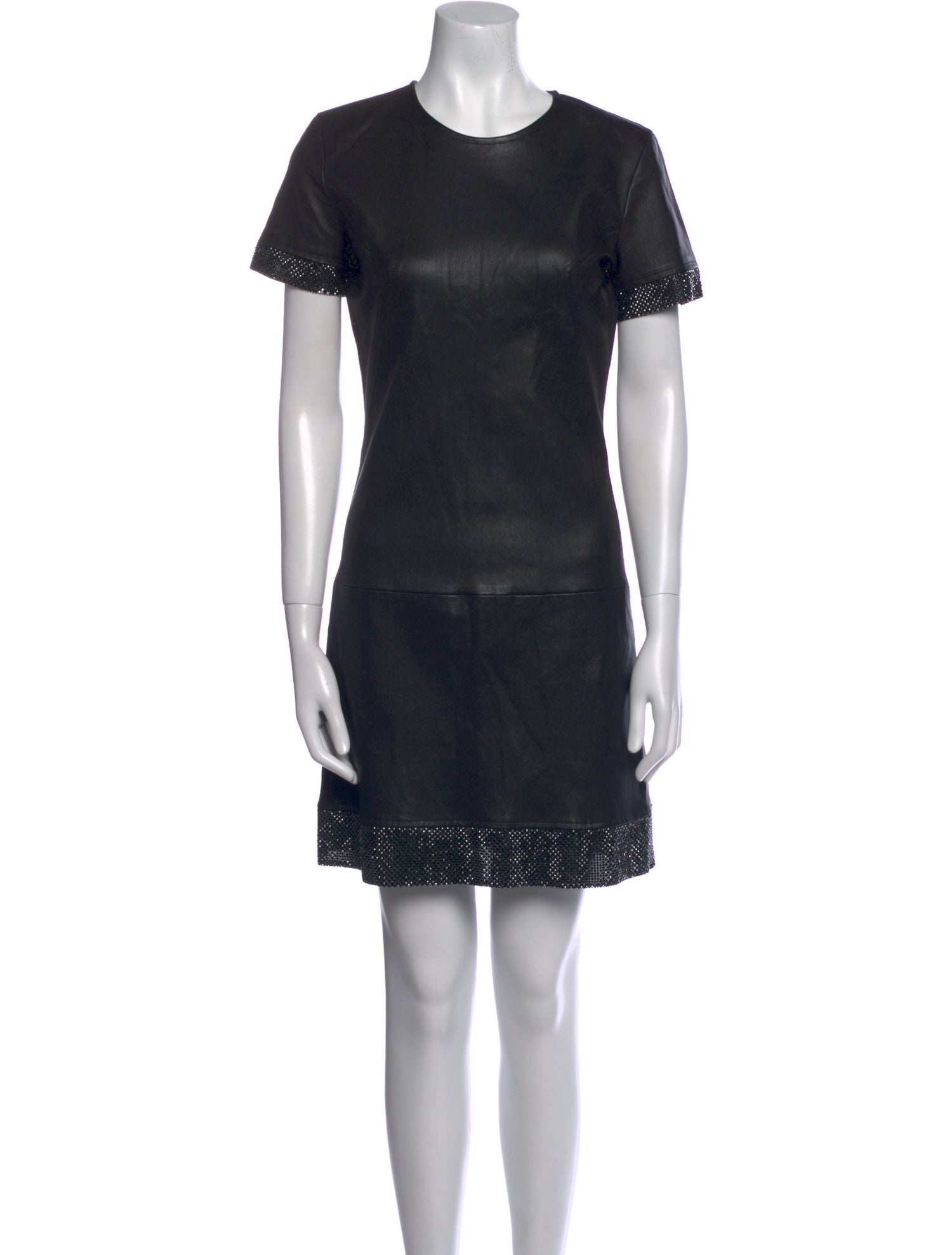 Jitrois Leather Mini Dress