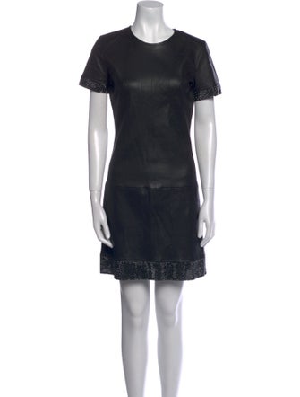 Jitrois Leather Mini Dress