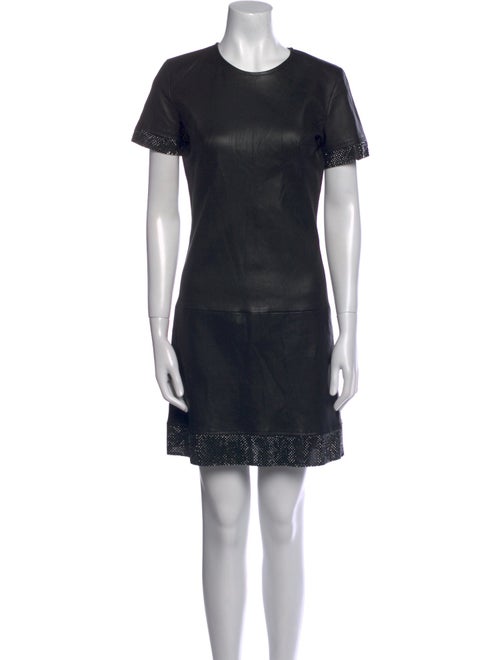 Jitrois Leather Mini Dress