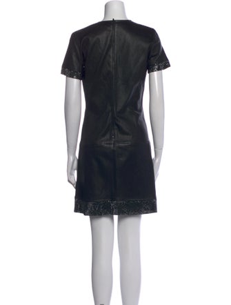 Jitrois Leather Mini Dress