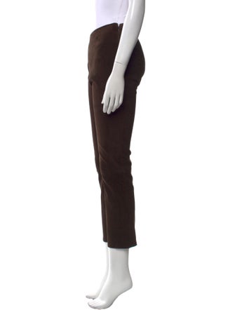 Jitrois Lambskin Straight Leg Pants