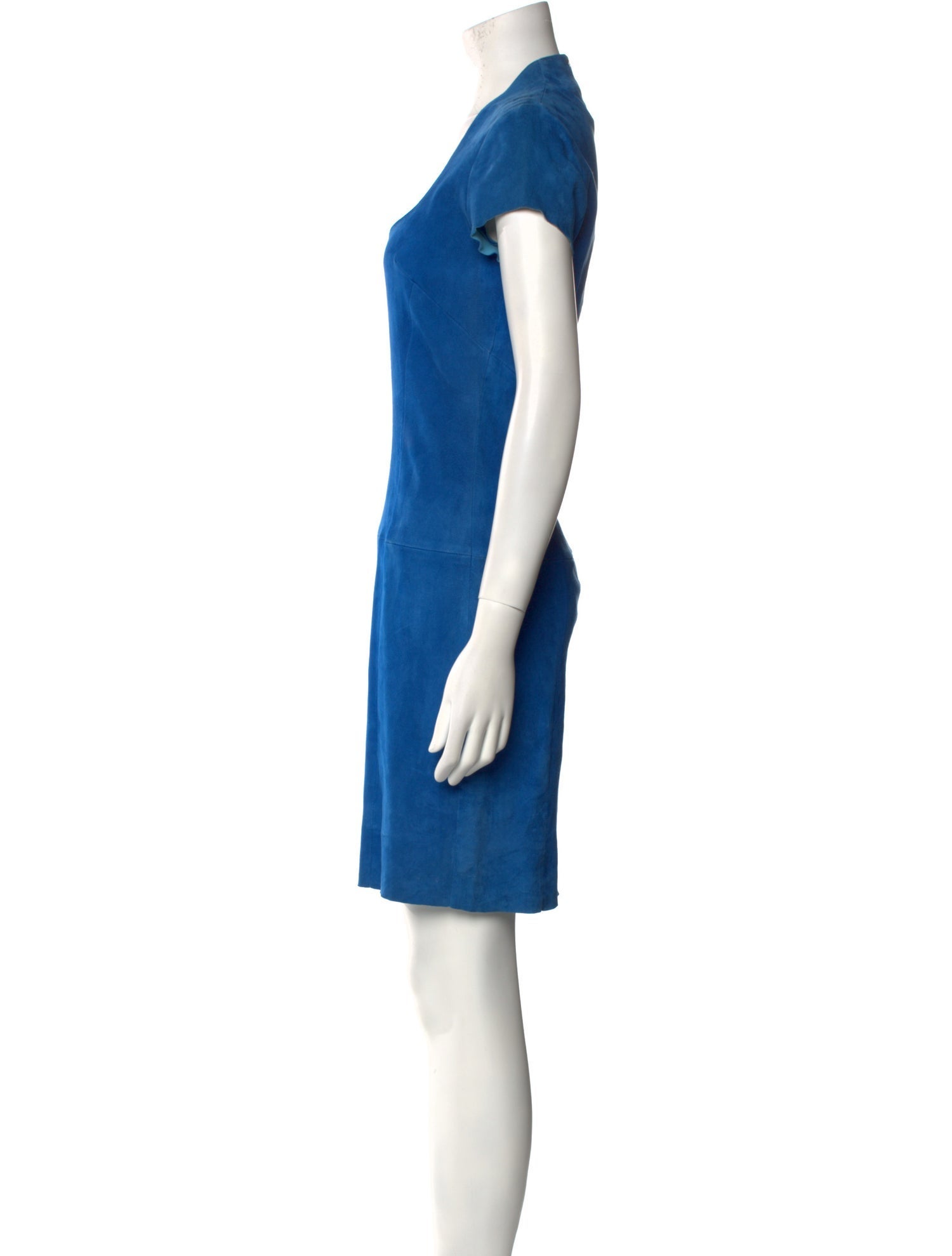 Jitrois Lamb Leather Knee-Length Dress