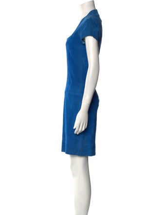 Jitrois Lamb Leather Knee-Length Dress