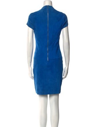 Jitrois Lamb Leather Knee-Length Dress