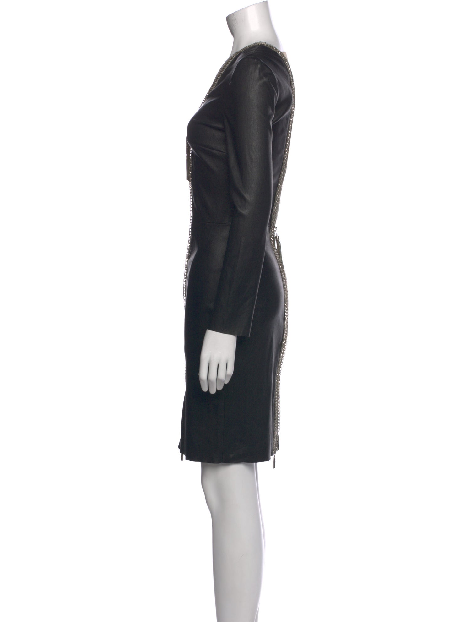 Jitrois Lambskin Knee-Length Dress