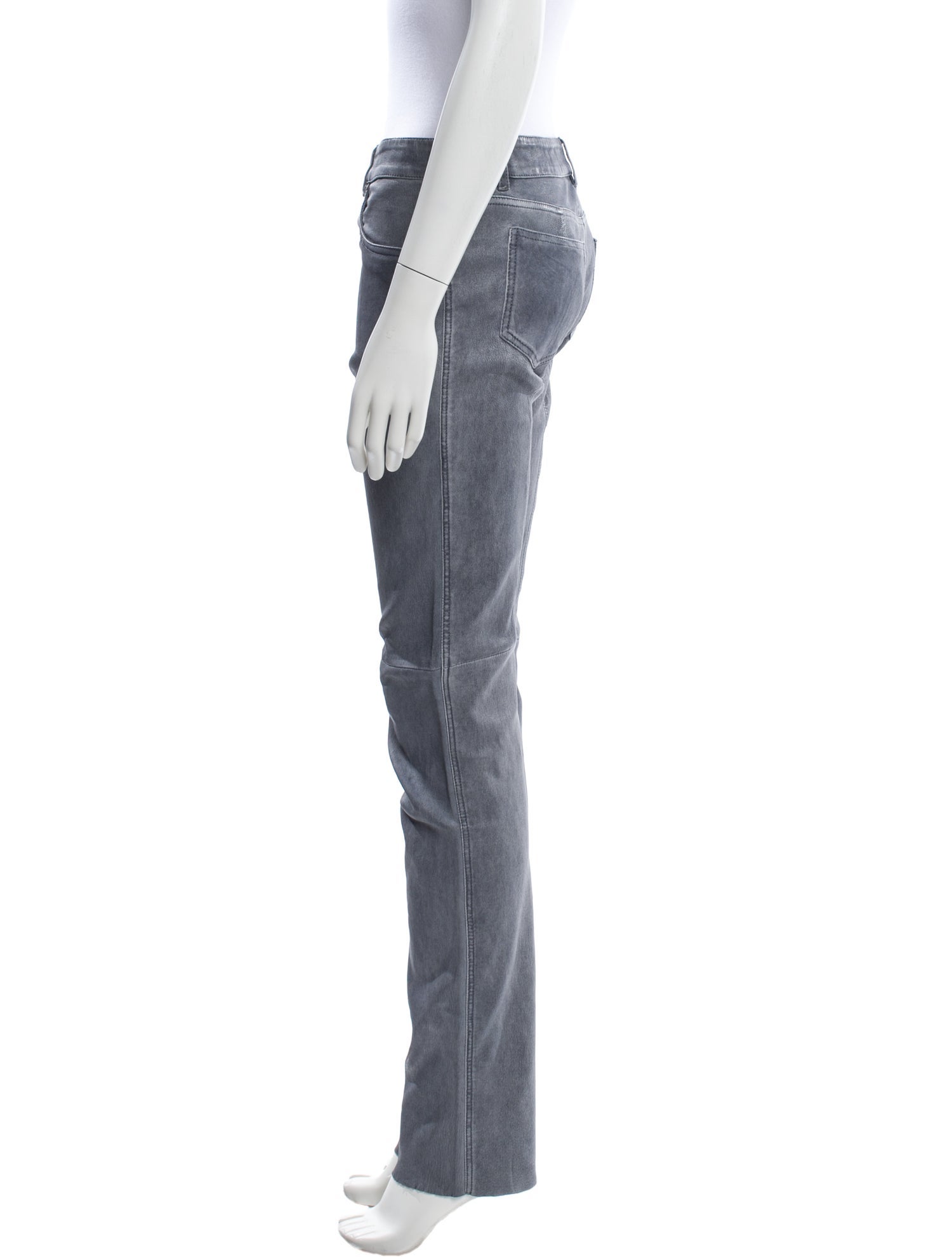 Jitrois Leather Straight Leg Pants