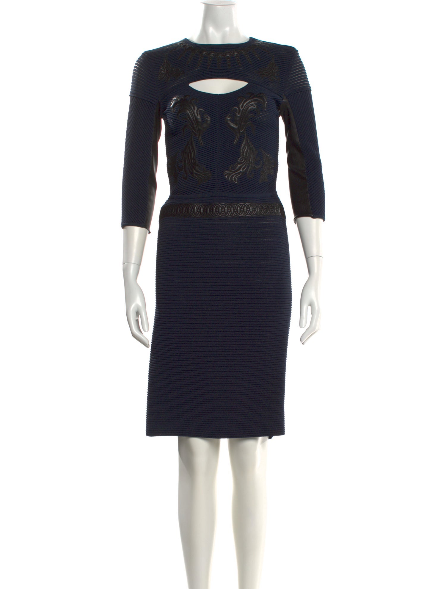 Jitrois Suede Knee-Length Dress