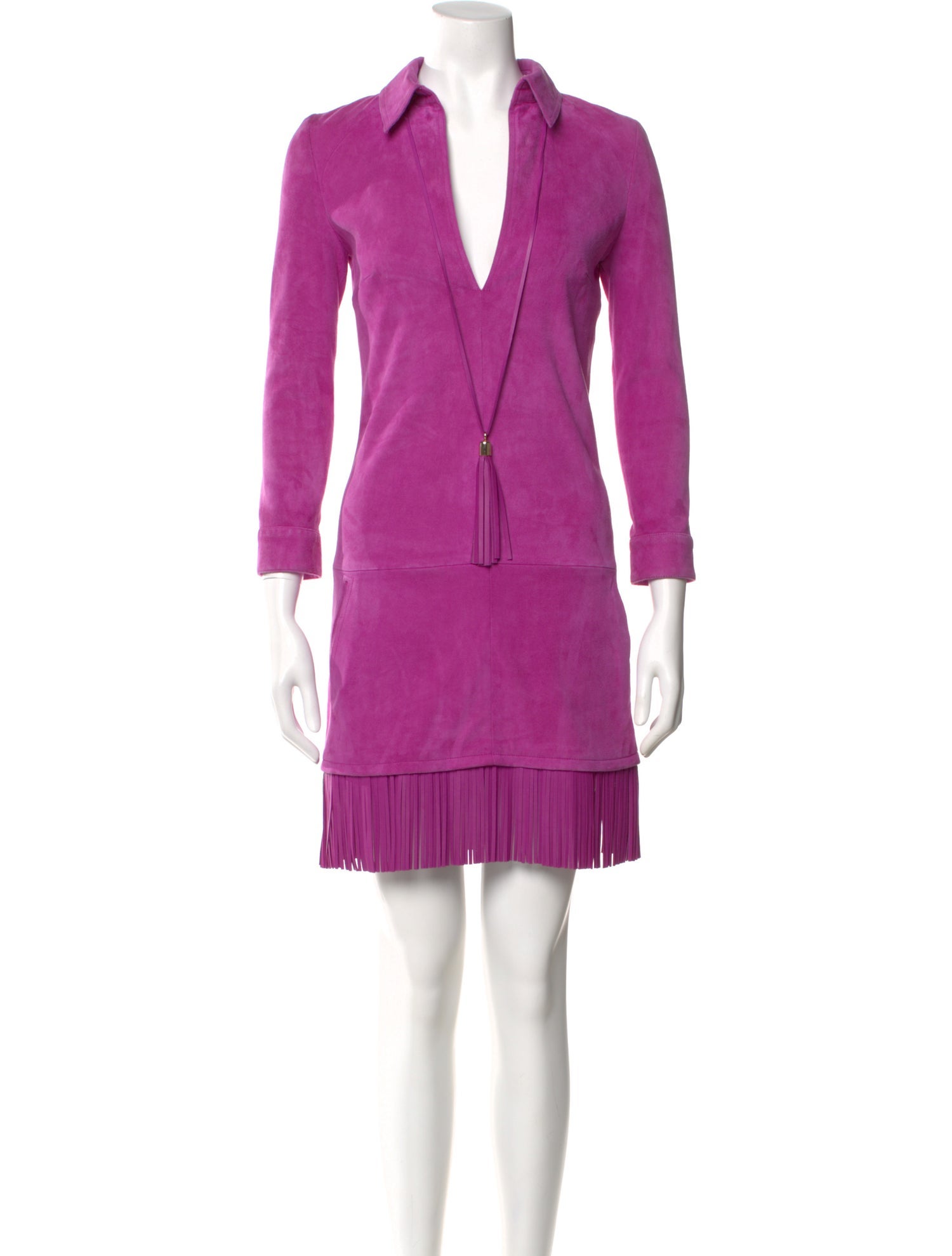 Jitrois V-Neck Mini Dress