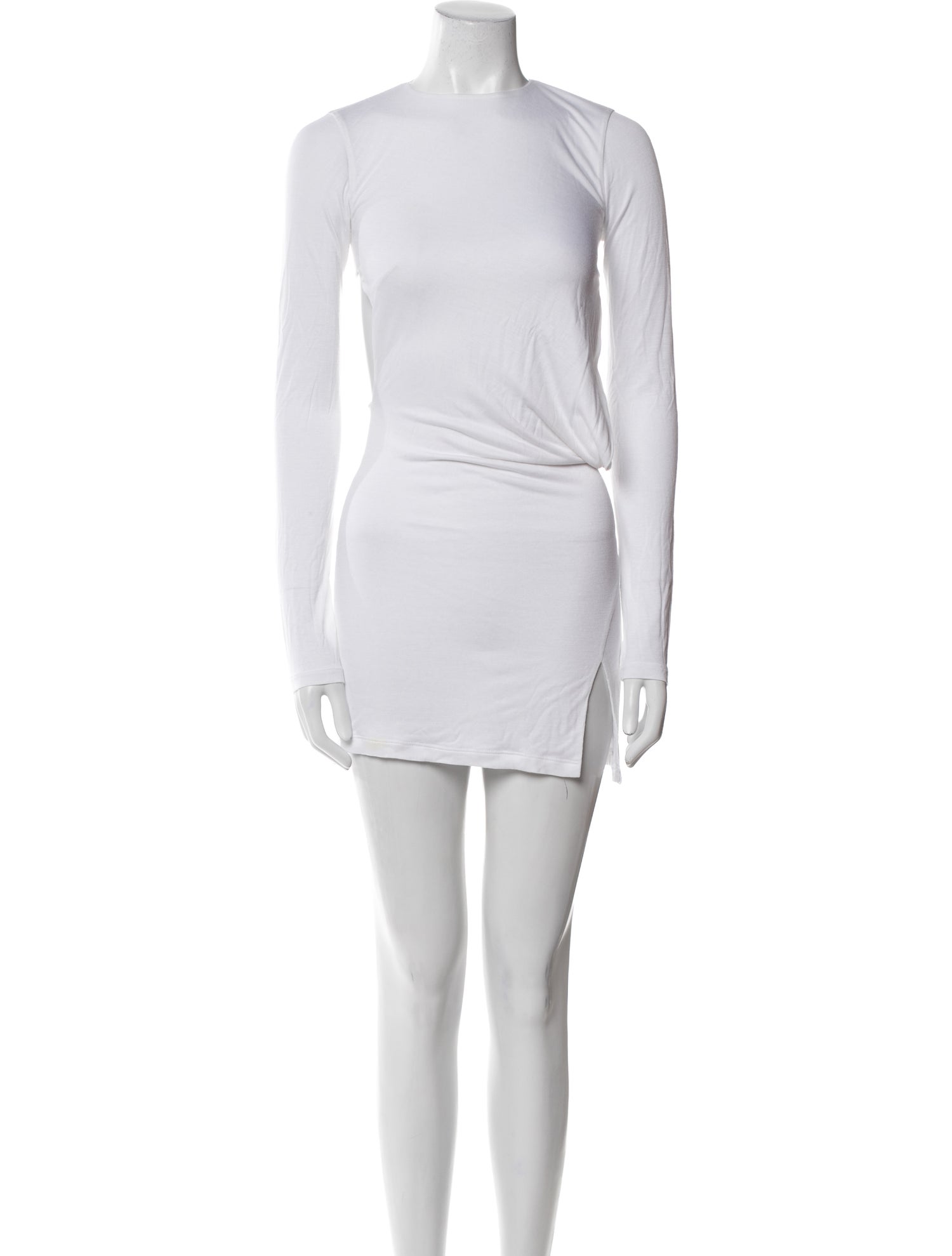 J6 Bateau Neckline Mini Dress