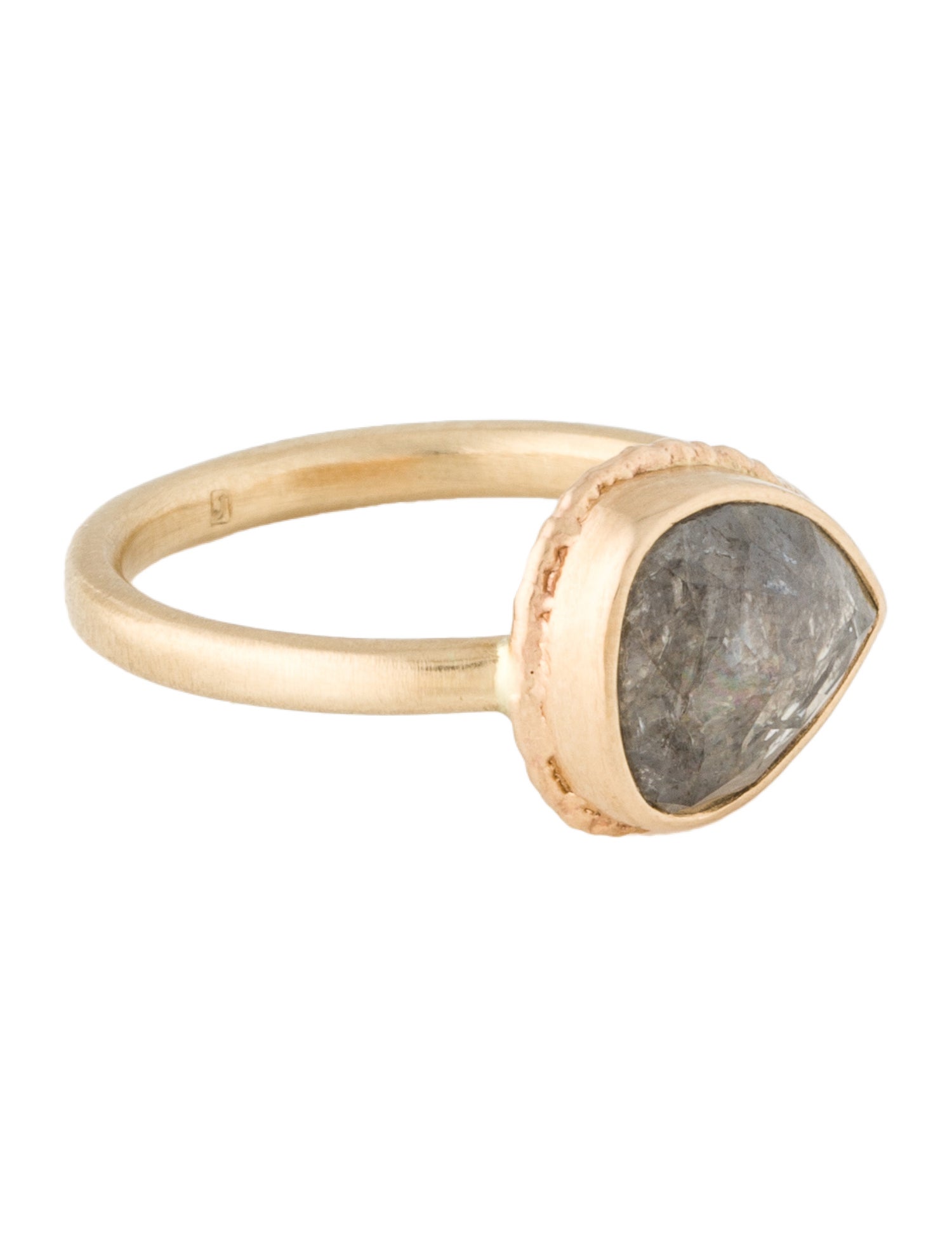 Jamie Joseph 14K Diamond Rustic Ring