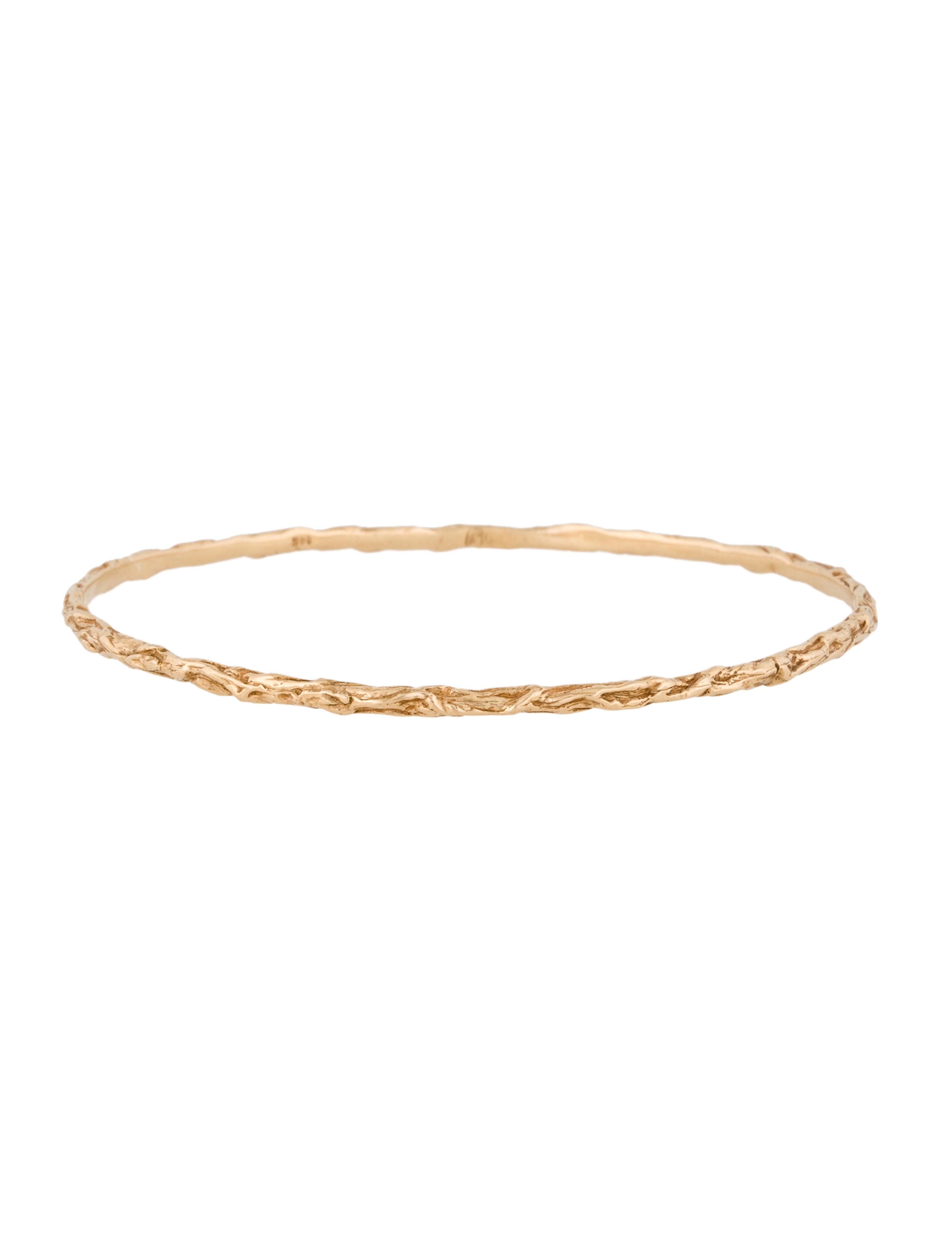 Jamie Joseph 14K Textured Bangle