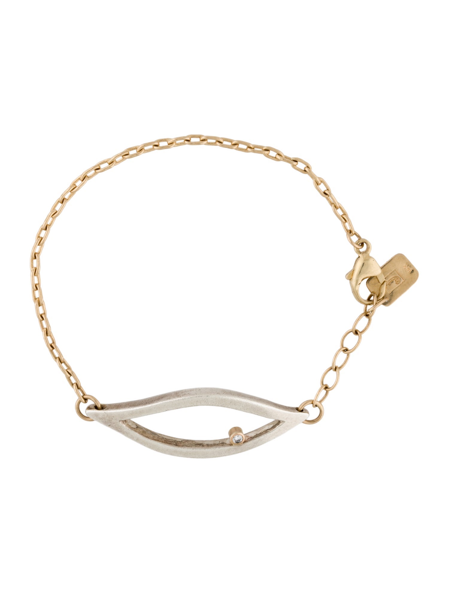 Jamie Joseph Two-Tone Diamond Link Bracelet