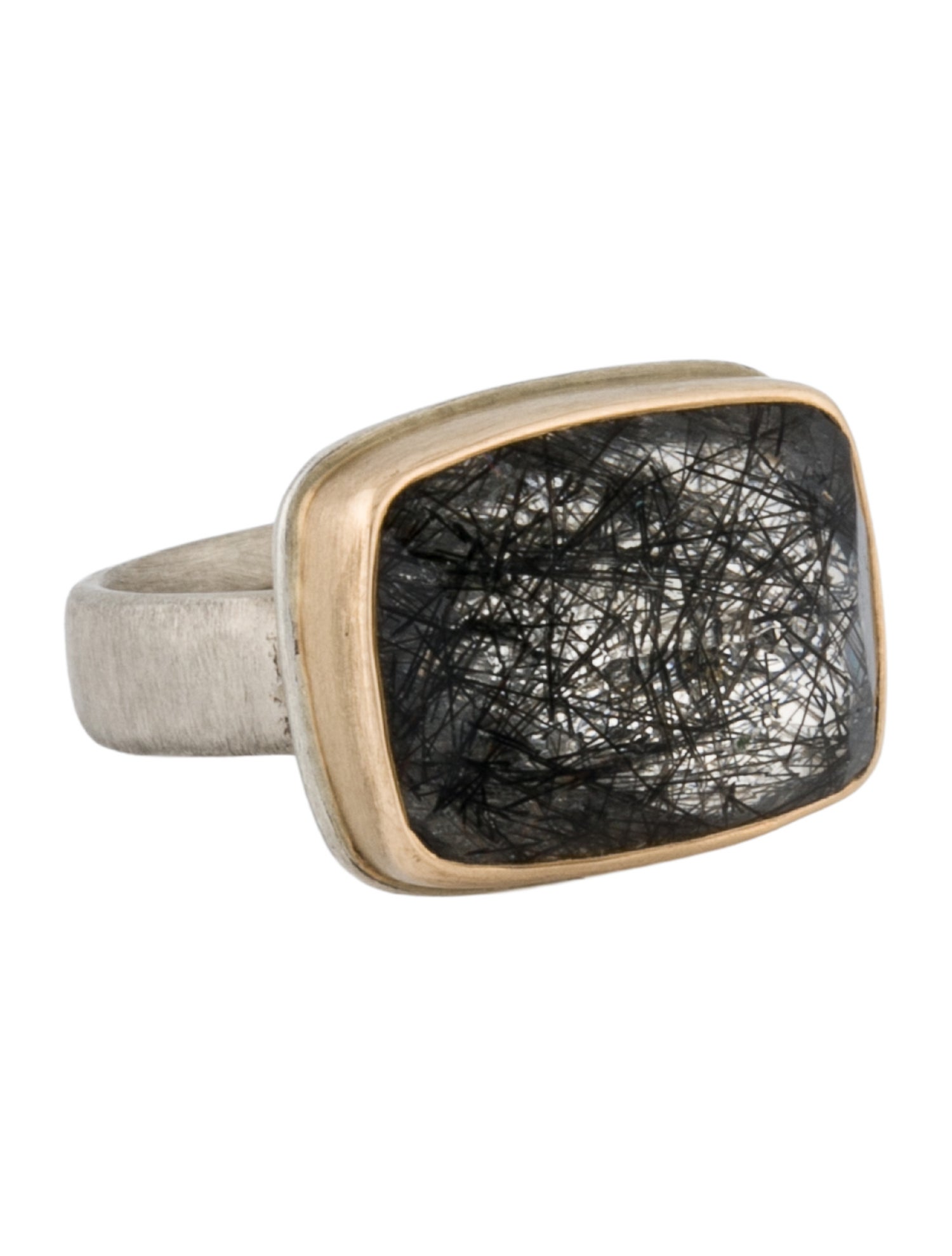Jamie Joseph Sagenitic Quartz Cocktail Ring